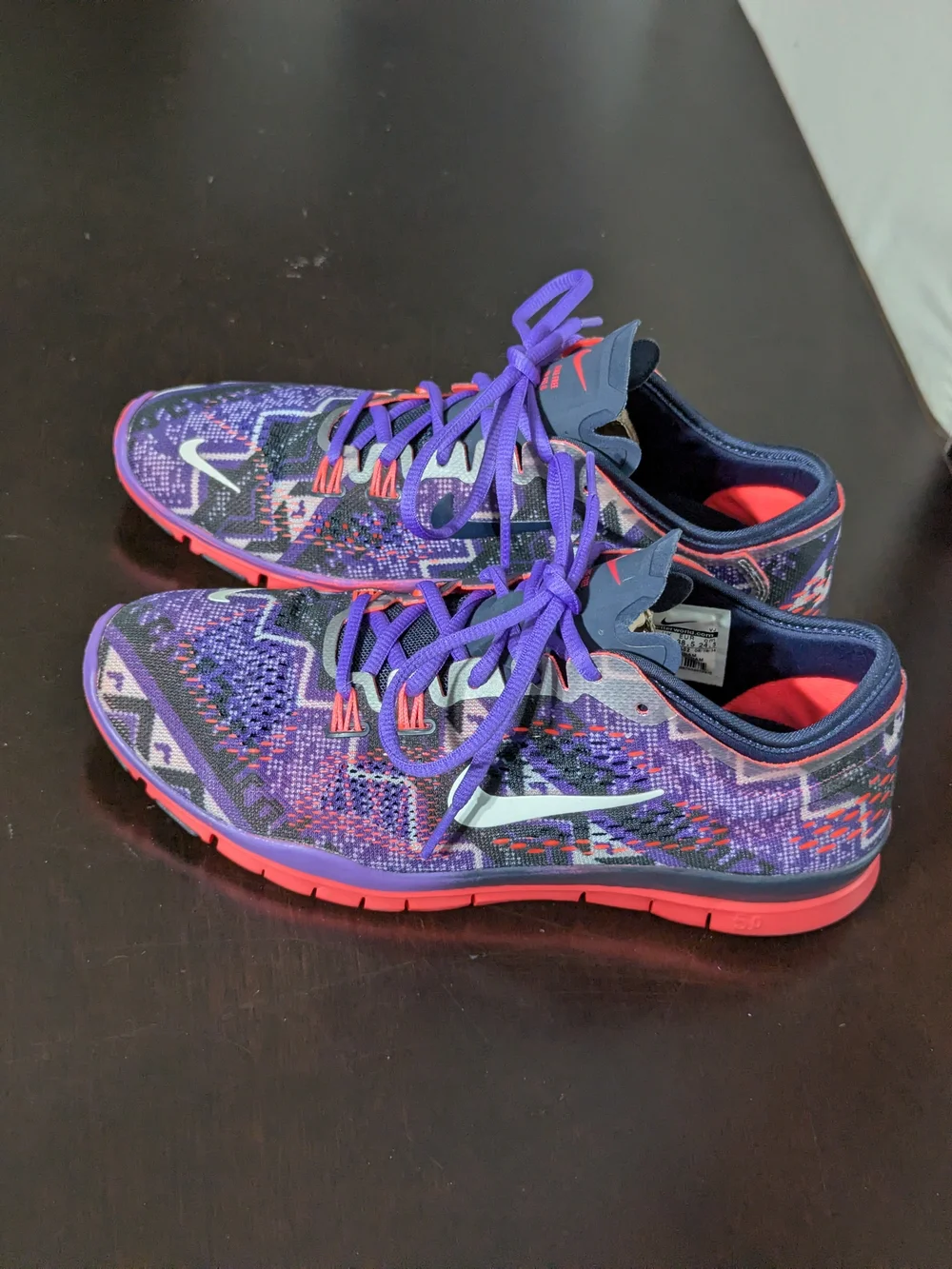 Nike Women’s Purple Patterned Running Shoes